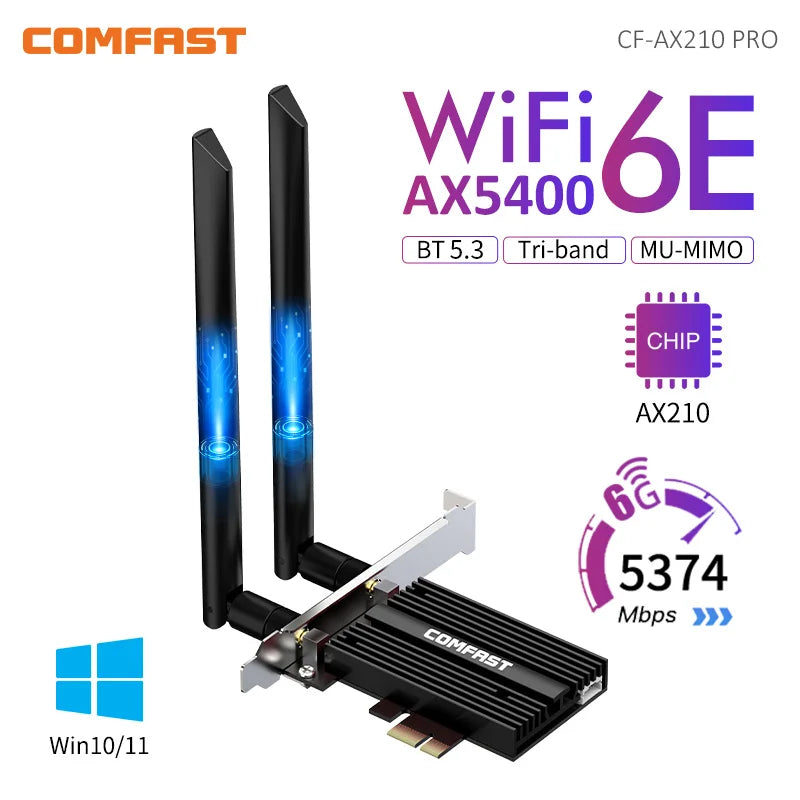 Comfast WiFi 6 PCI-E Wireless Adapter