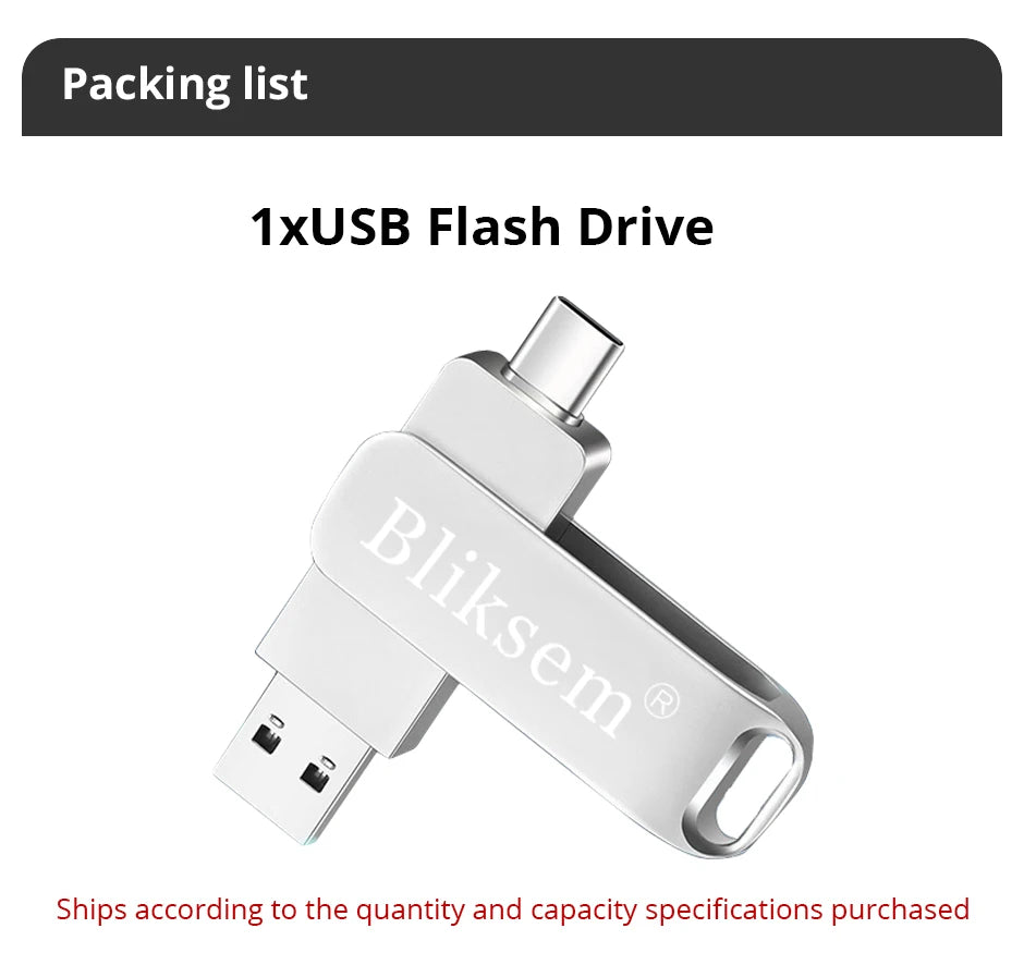 Bliksem TYPE-C Flash Drive OTG 32GB 64GB