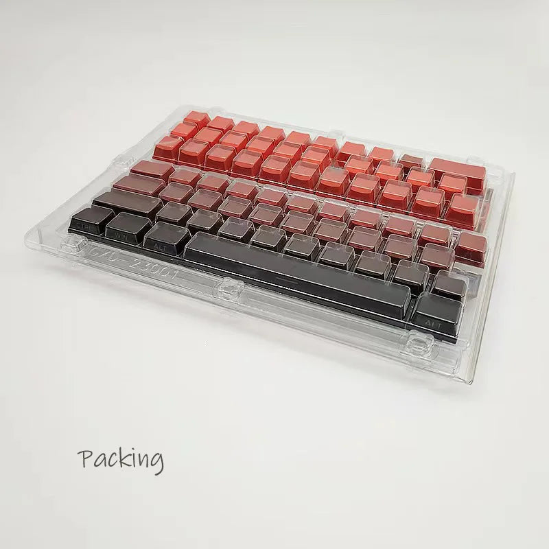 133 Keys Side Print Shine Through Keycap Set Double