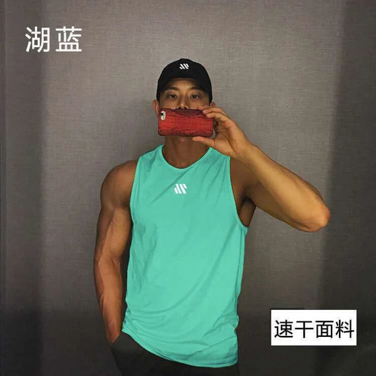 Men'S Sports Vest Summer Breathable Sleeveless