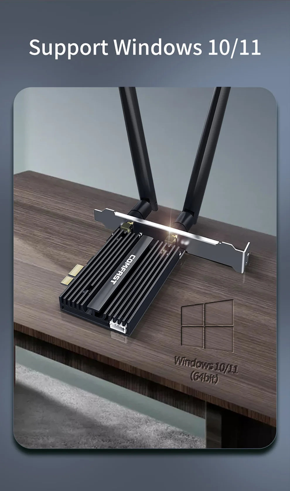 Comfast WiFi 6 PCI-E Wireless Adapter
