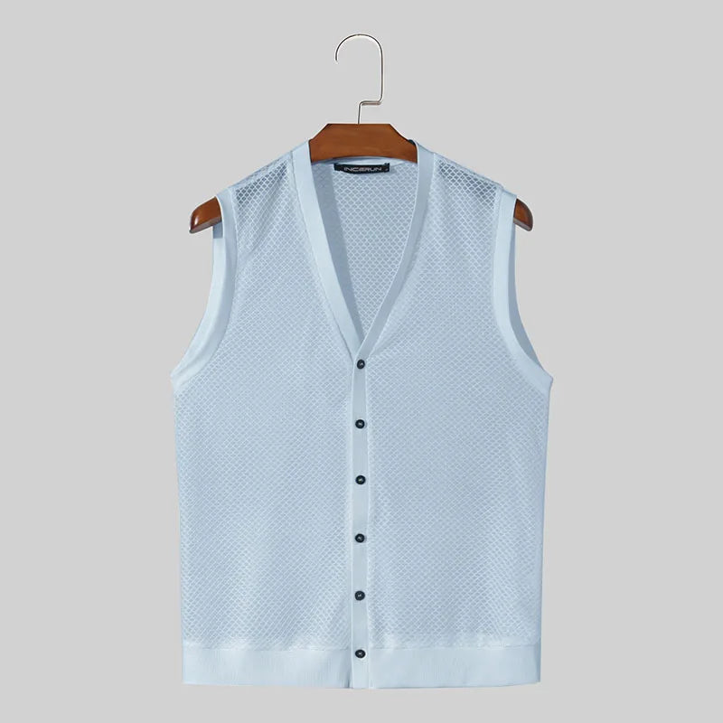 Fashion Leisure Style Tops INCERUN Men Personality