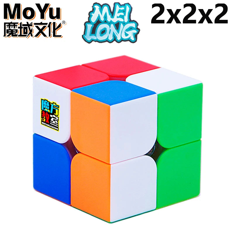 MoYu Meilong Mirror Magic Cube 3x3 2x2 Professional Special 3×3 Speed Puzzle
