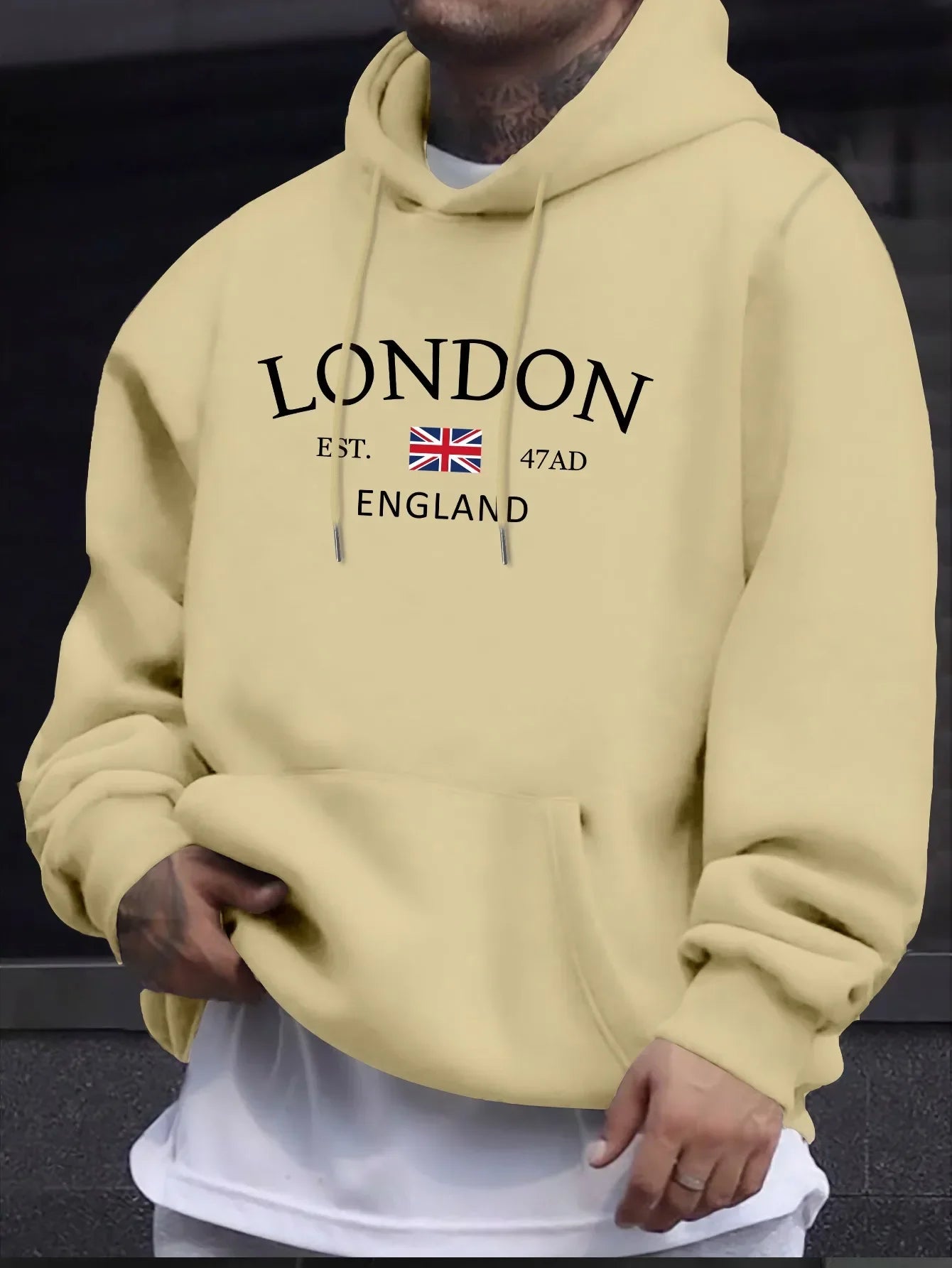 Fashion Printed Hoodies Men's Casual Autumn