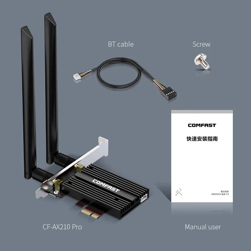 Comfast WiFi 6 PCI-E Wireless Adapter