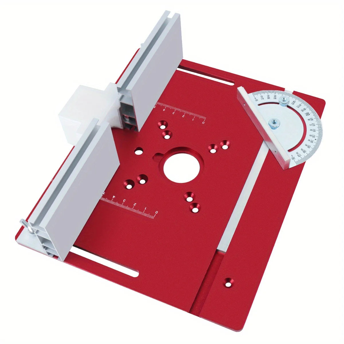 Woodworking Router Lift System and Aluminum Top Plate