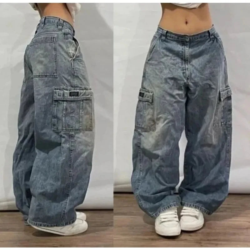 American New Fashion Letter Embroidery Washed