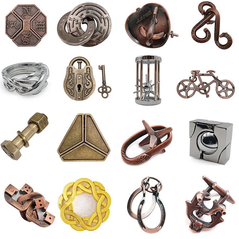 Brain Teaser Puzzle 3D Unlock Decompression Toys