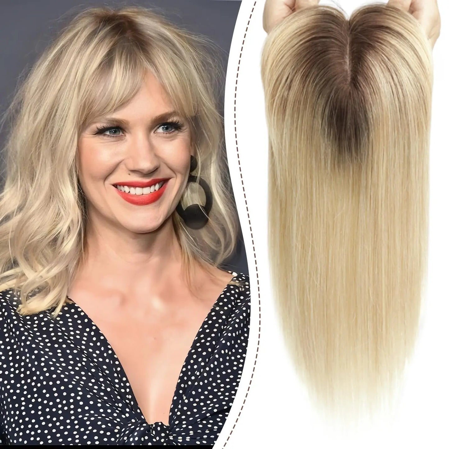Straight Ombre Brown 100% Remy