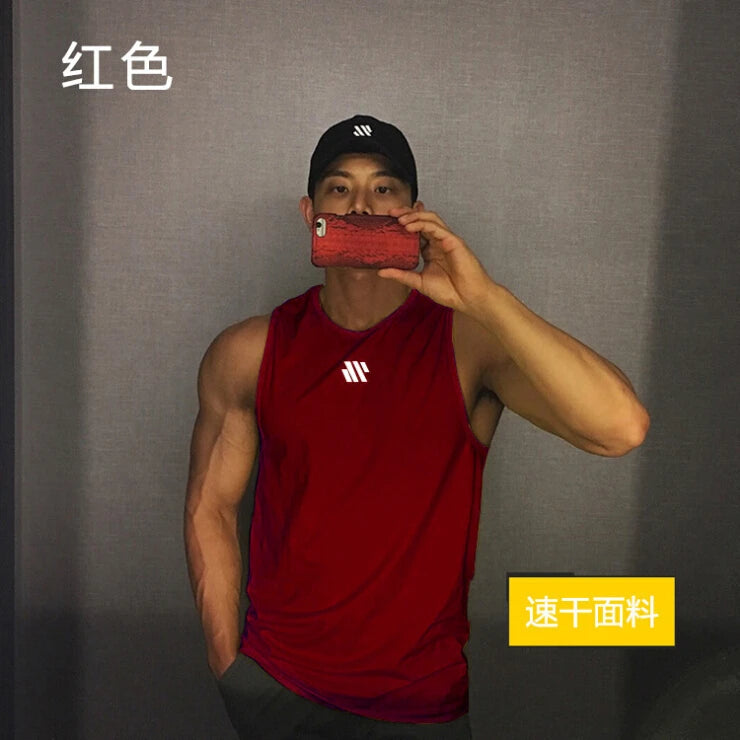 Men'S Sports Vest Summer Breathable Sleeveless