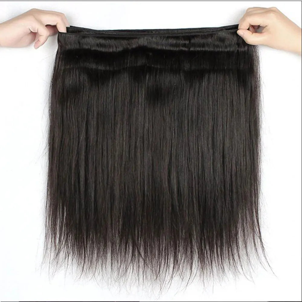 Straight Human Hair Bundles 100% Human Hair