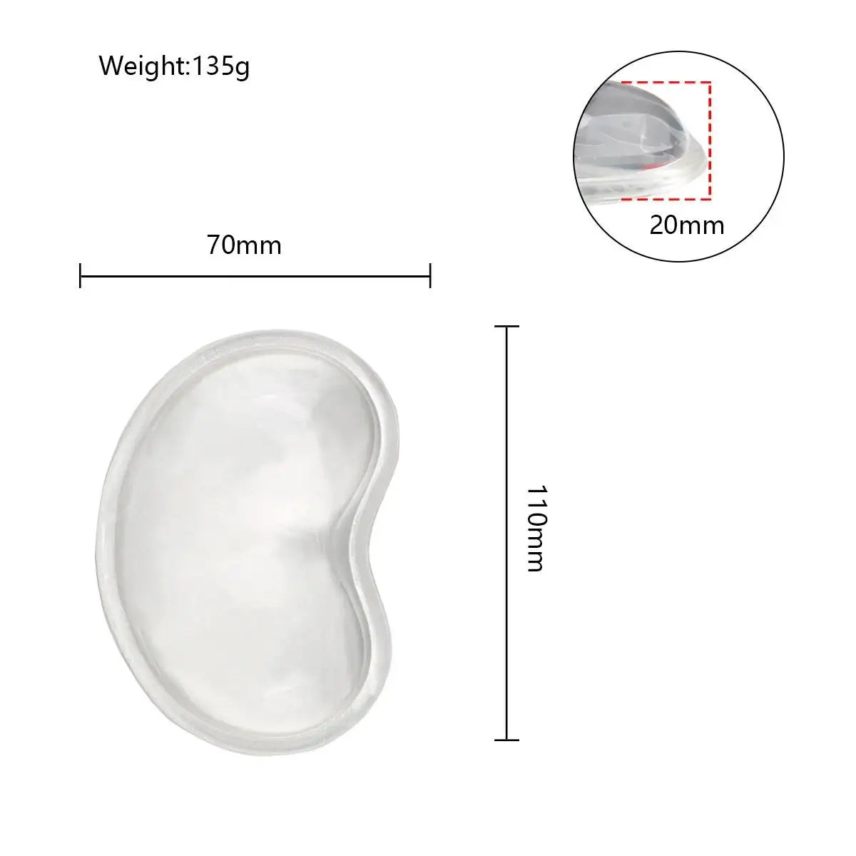 Crystal Wrist Guard Wavy Comfort