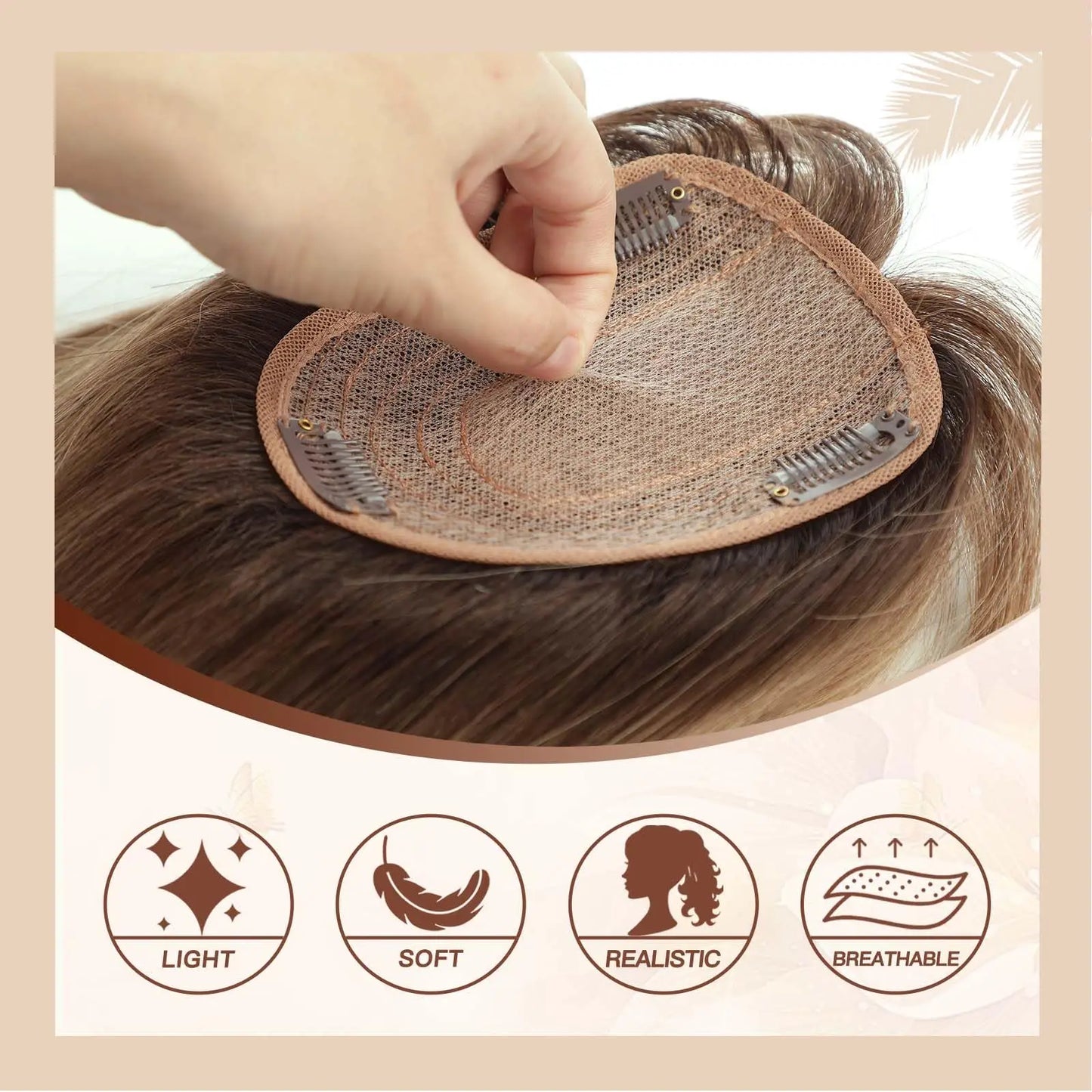 Straight Ombre Brown 100% Remy