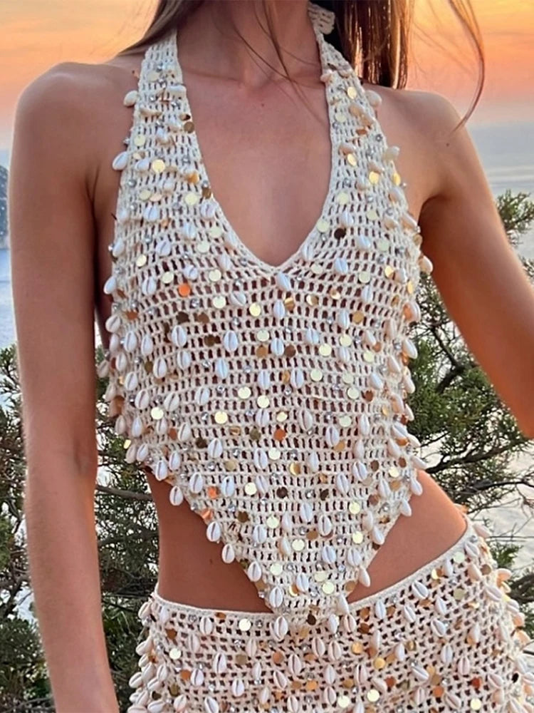 Holiday Beach Skirt Set For Women