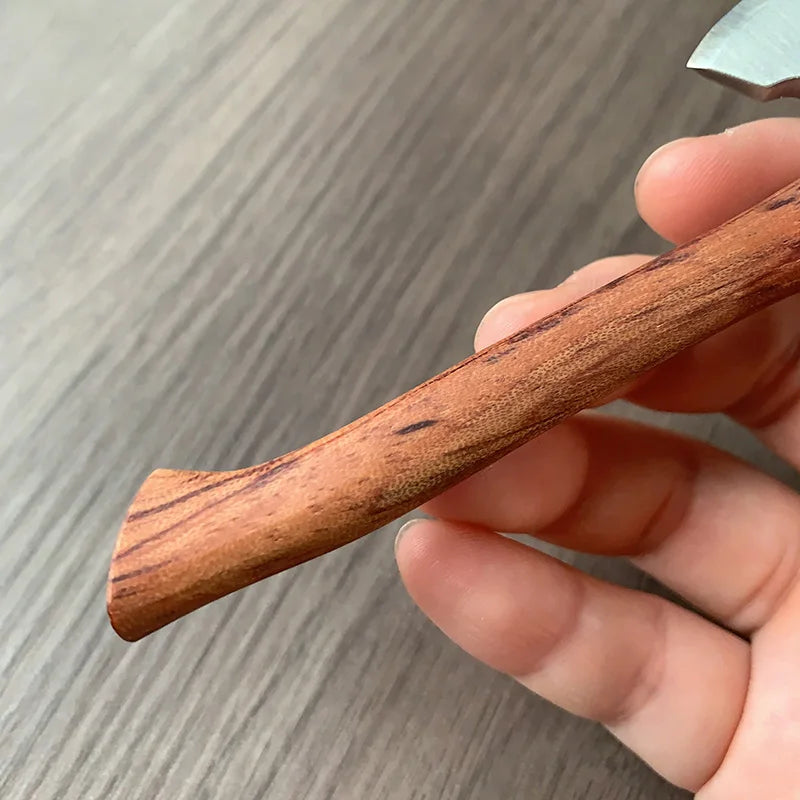 Stainless Steel Mini Mountain Axe Wood Handle Outdoor