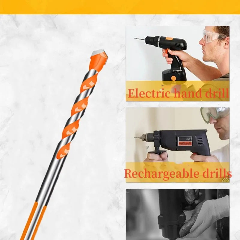 6PCS Multifunctional Triangle Drill Bit Diamond Drill