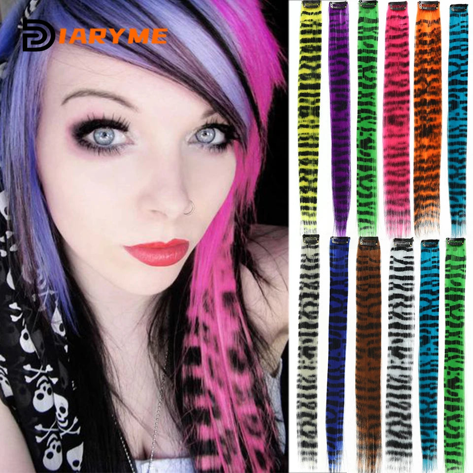 Synthetic One Card Hair Extension Wig Hair