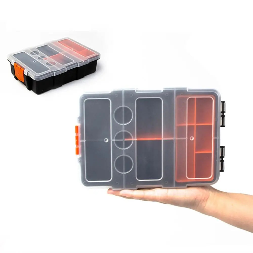 Multi-Grid Portable Plastic Parts Toolbox Combination