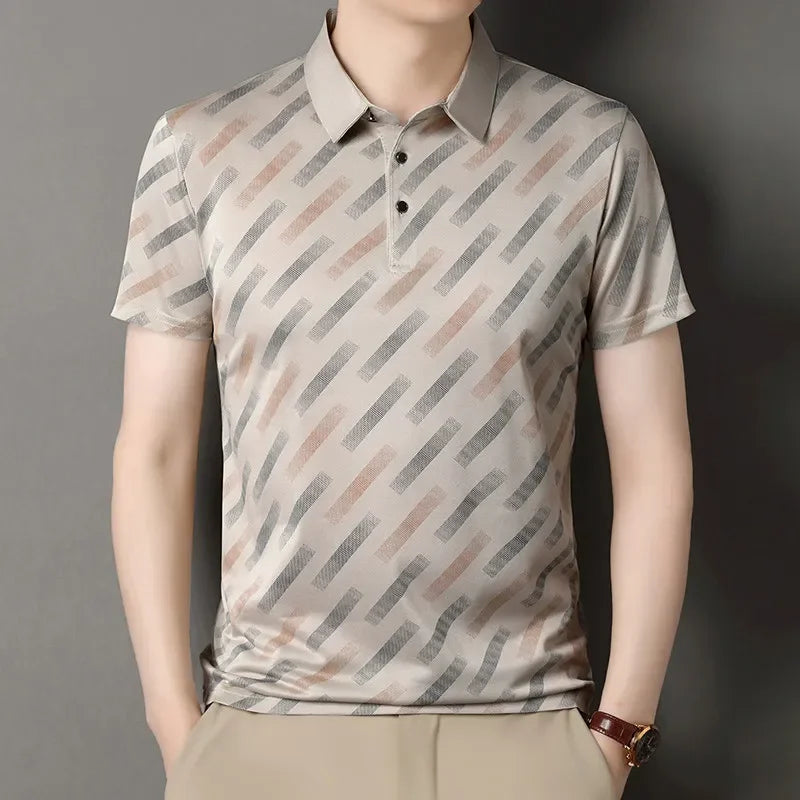 2025 New Men's Business Casual Short Sleeved