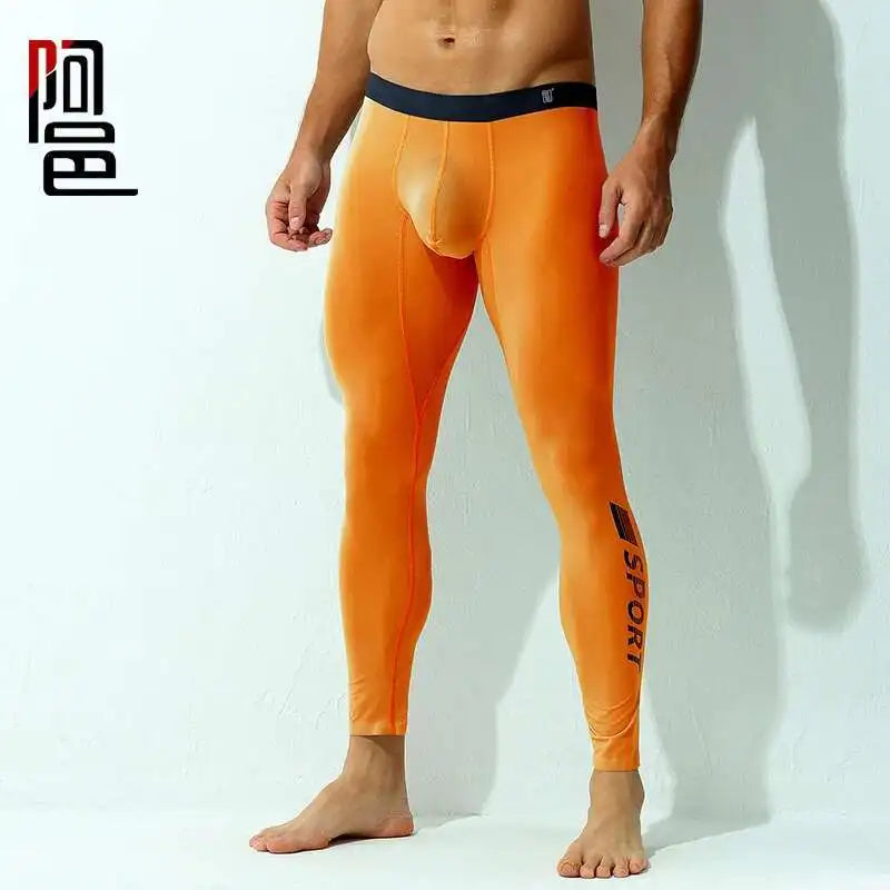 Home See Through Sheer Fitness Leggings Men