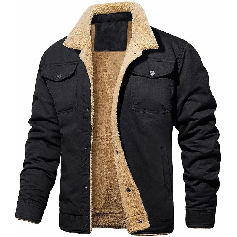 2025 New Men's Winter Casual Fleece Jacket