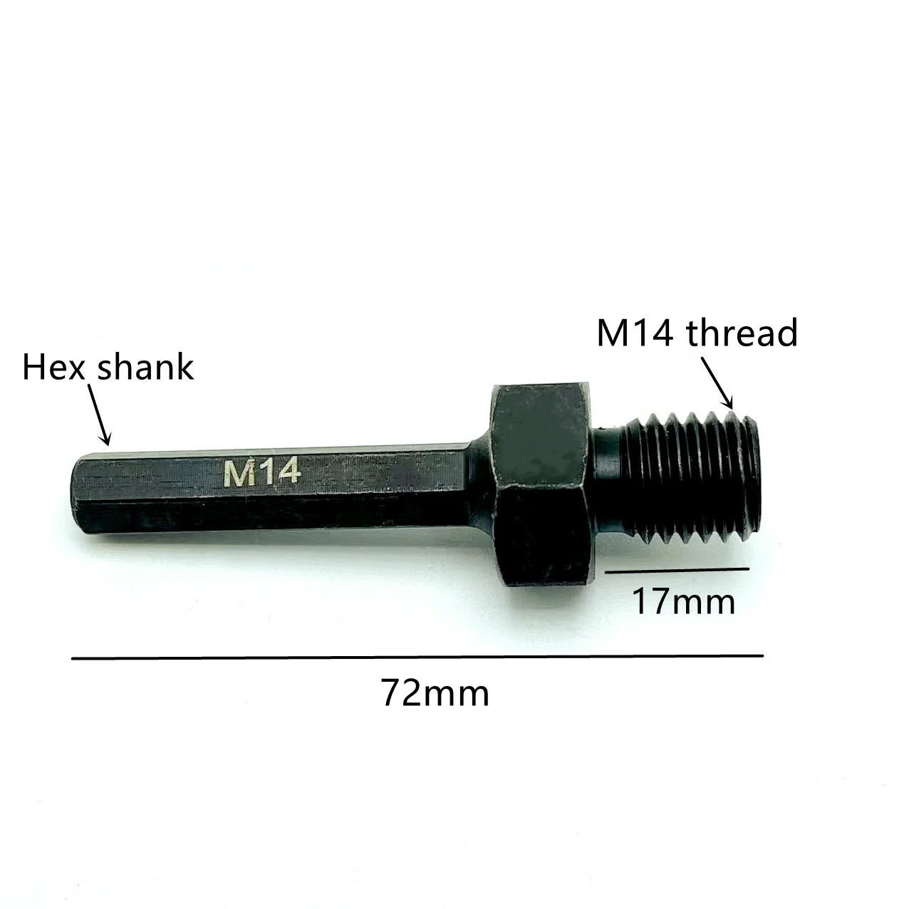Hex Shank Adapter Different Thread Diamond Coring Bit Drill Sharpener