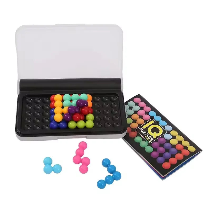 120 Challenges IQ 3D Puzzle Board Game Classic Pyramid Plate