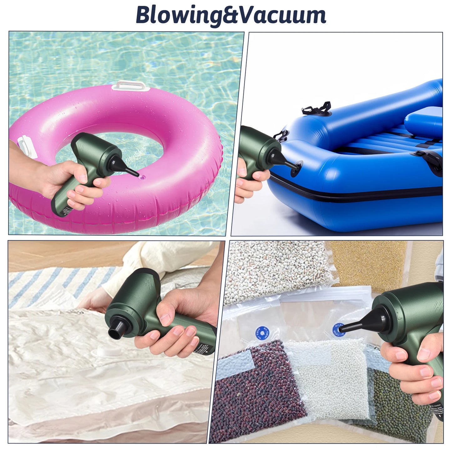 120W Handheld Vacuum Cordless 6500Pa Strong Suction
