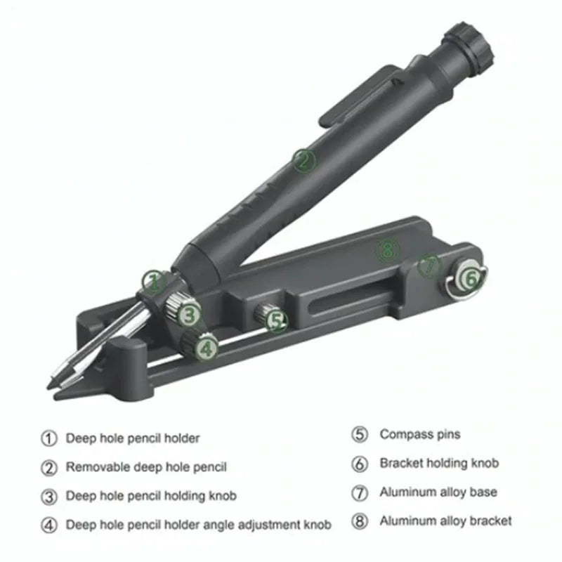 Multi-function Scribing Tool Aluminum Alloy Scribe Tool