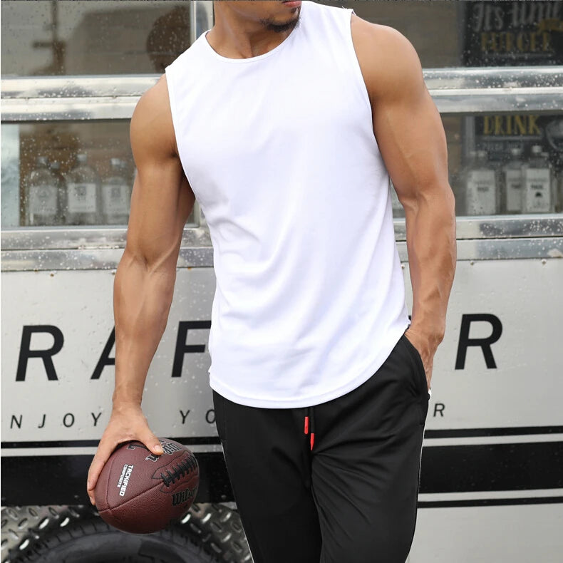 Men'S Sports Vest Summer Breathable Sleeveless