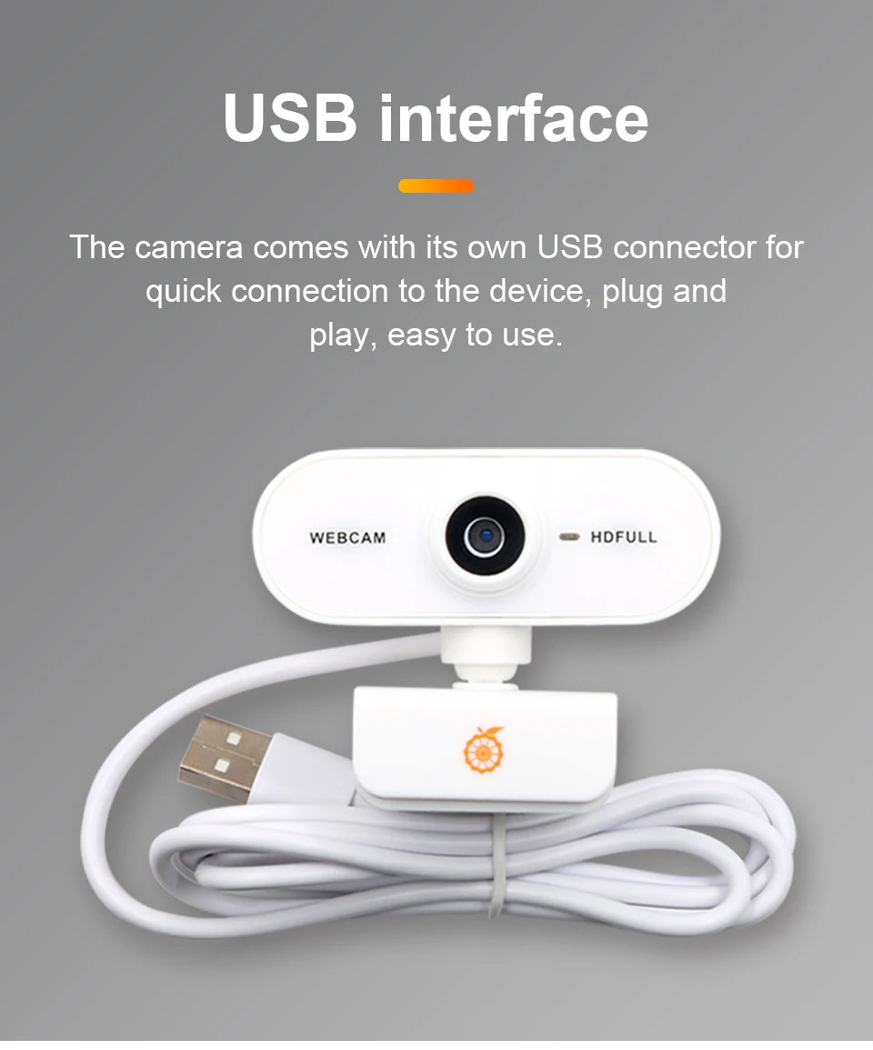 Orange Pi 1080P Mini HD Camera 360 Horizontal Rotation