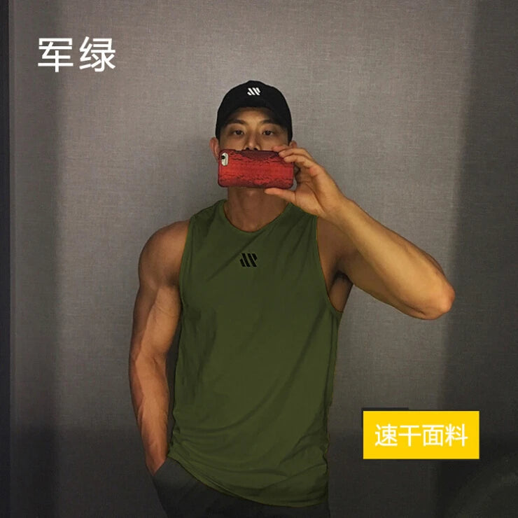Men'S Sports Vest Summer Breathable Sleeveless
