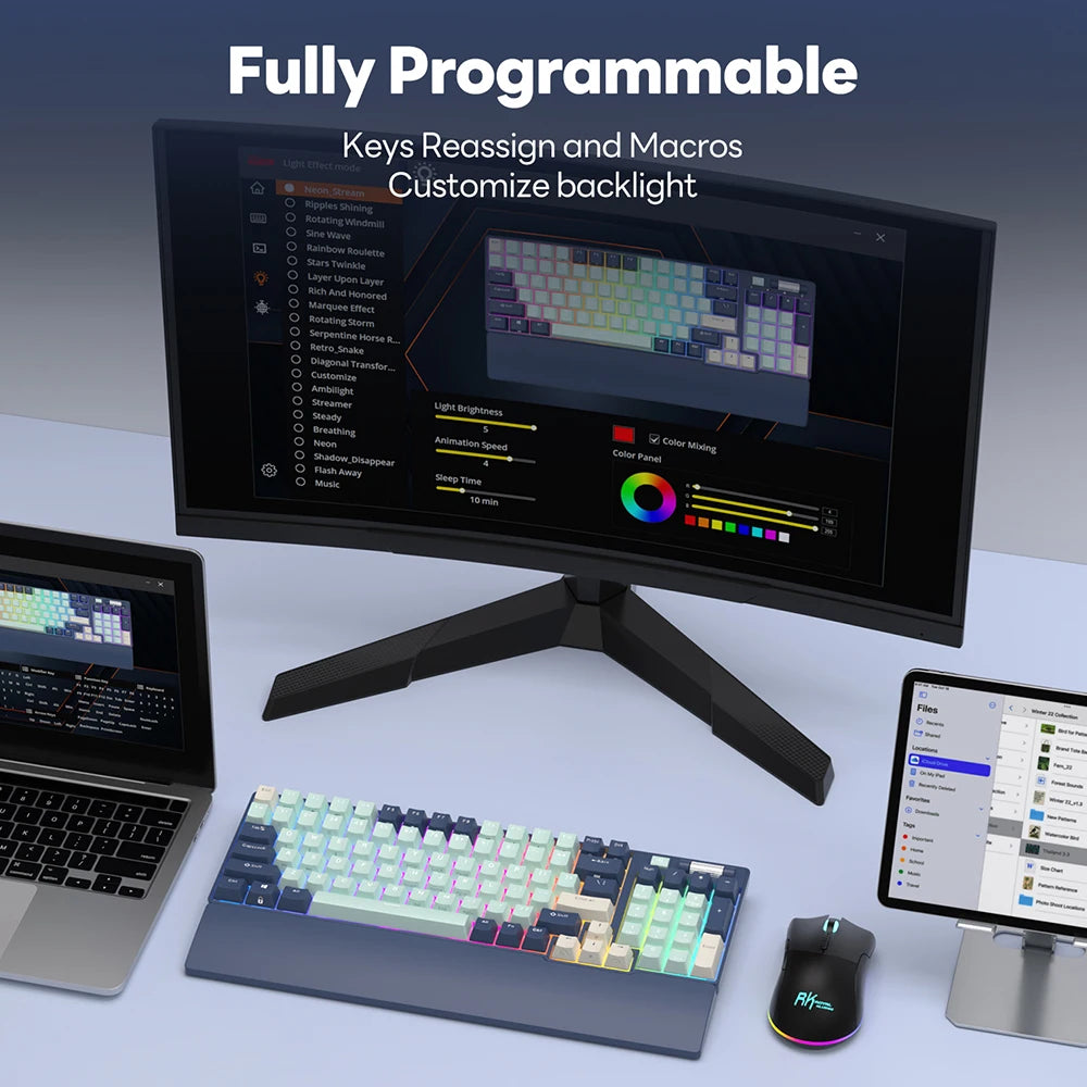 Wireless Bluetooth Mechanical Keyboard