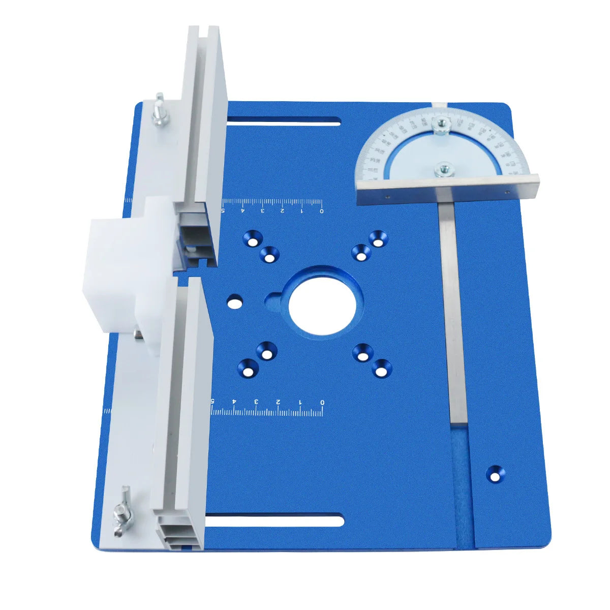 Woodworking Router Lift System and Aluminum Top Plate
