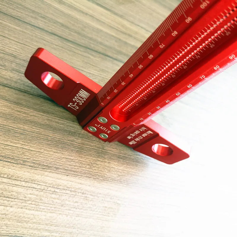 Precision Marking T-Ruler Aluminum Alloy Woodworking