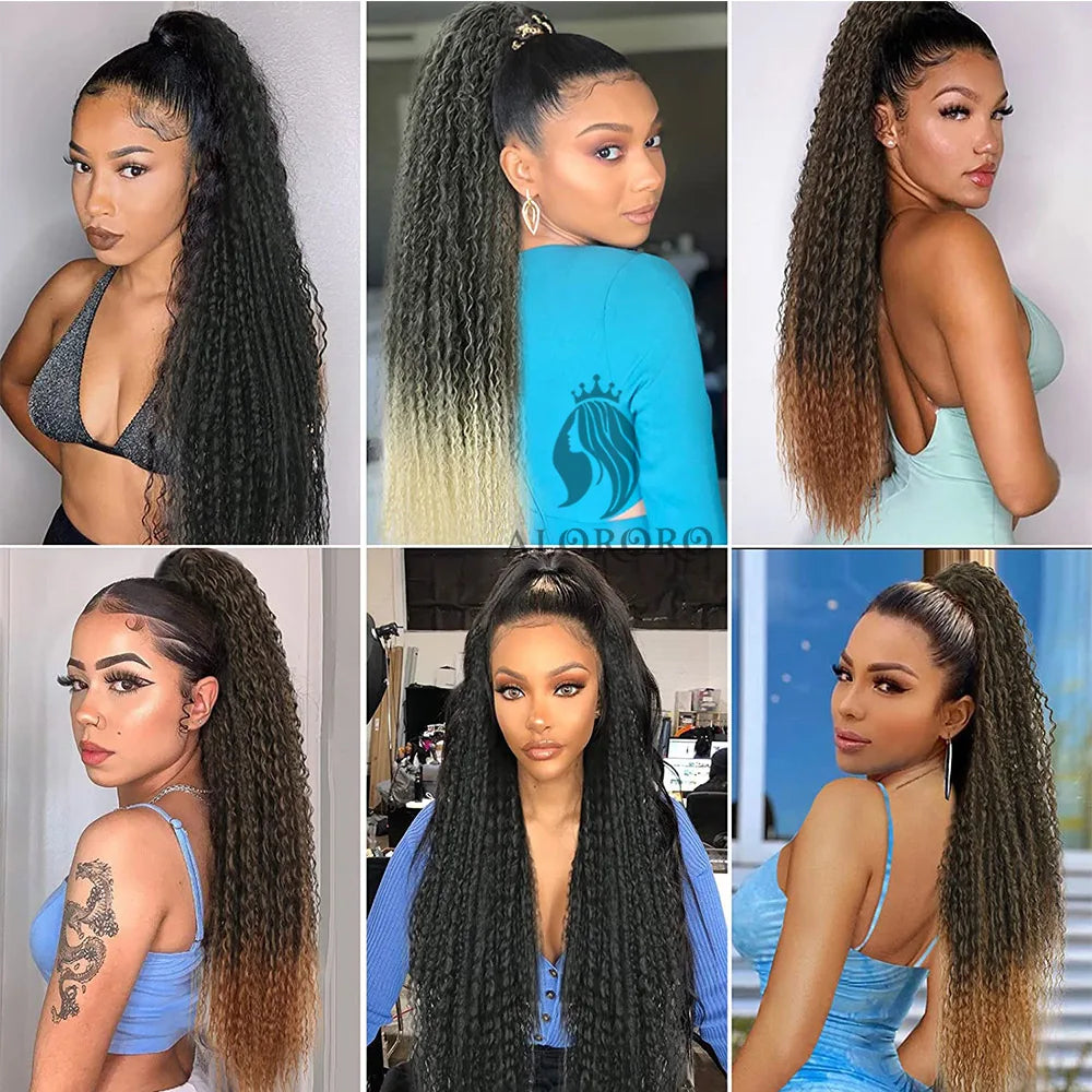 Alororo 30Inch Synthetic Hair