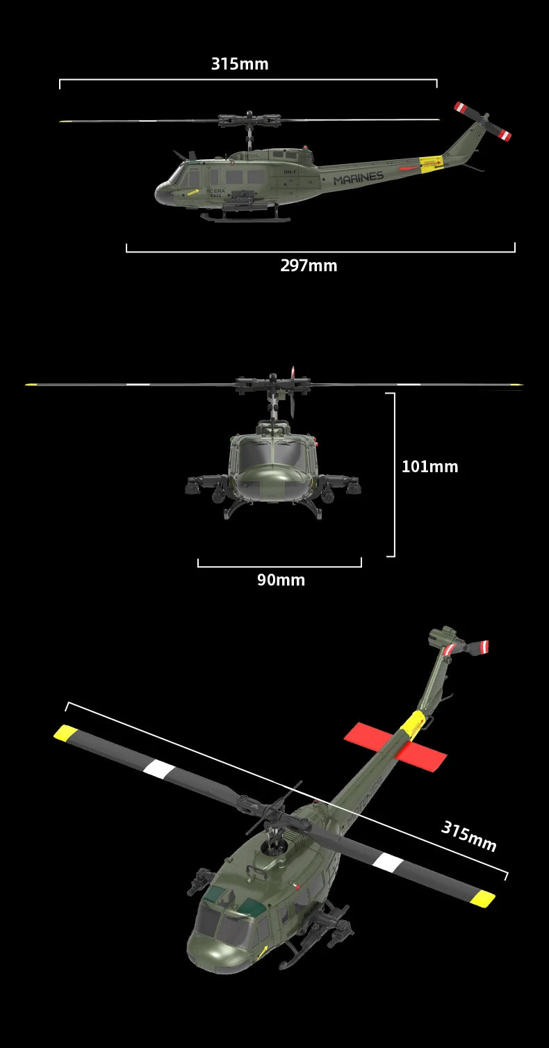 Helicopter 2.4G 6-Aixs Gyroscope 6CH Altitude