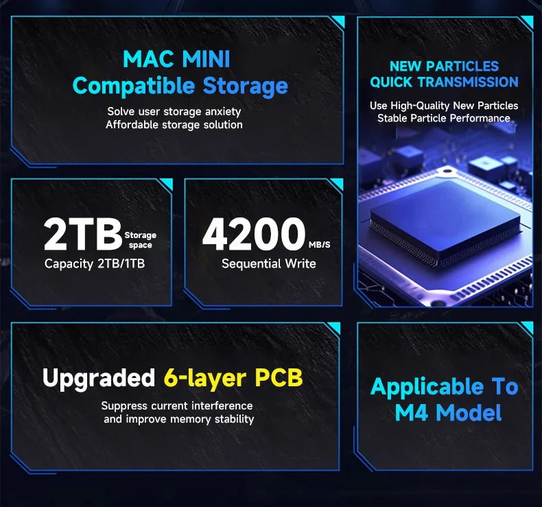 MAC Mini M4 SSD 2TB K6B2 SDSFGKLKH Solid State Drive