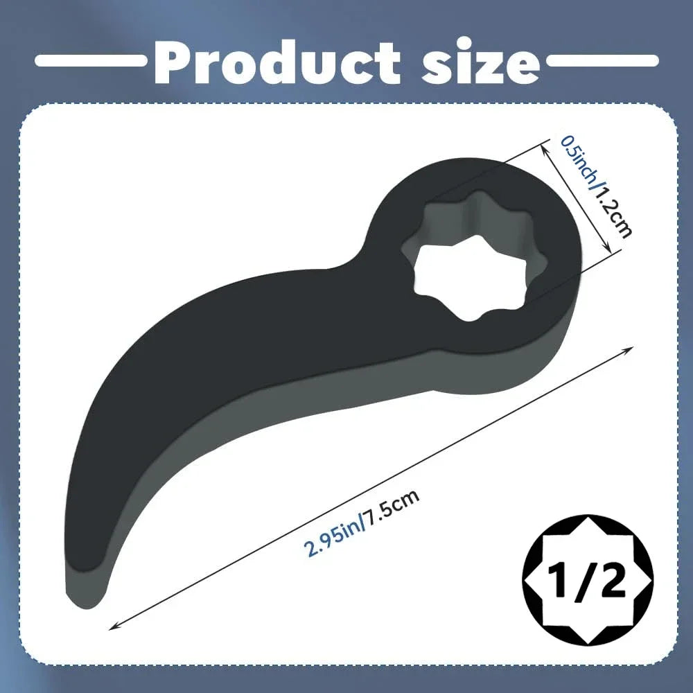 1/2inch Ratchet Crowbar Adapter Head Tools Pry Bar Wrench