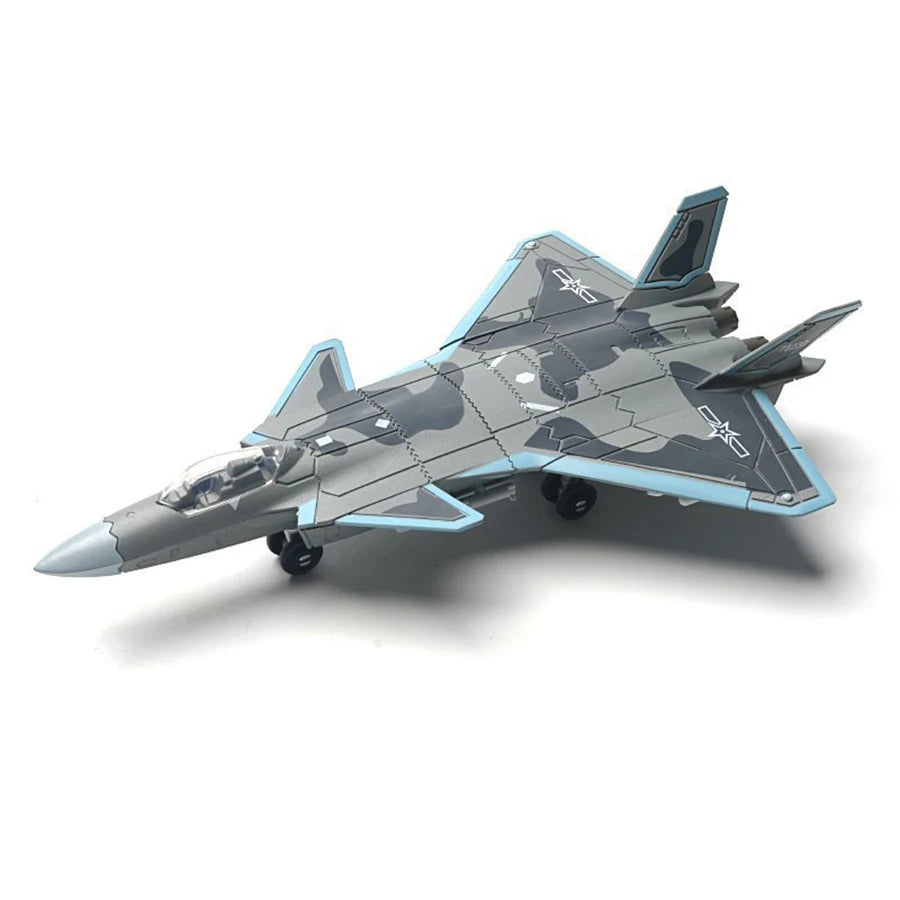 Helicopter J-20 Fighter Aircraft Model B2 Military Leopard