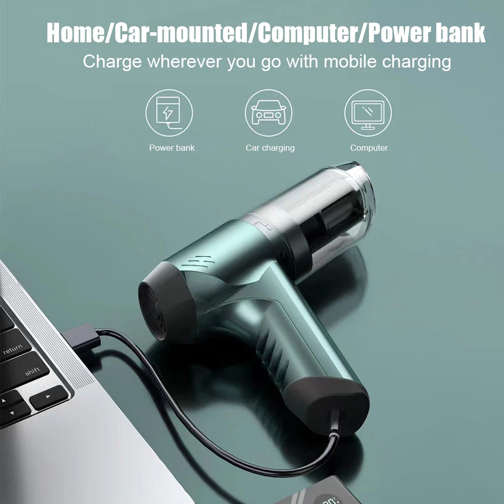 120W Handheld Vacuum Cordless 6500Pa Strong Suction