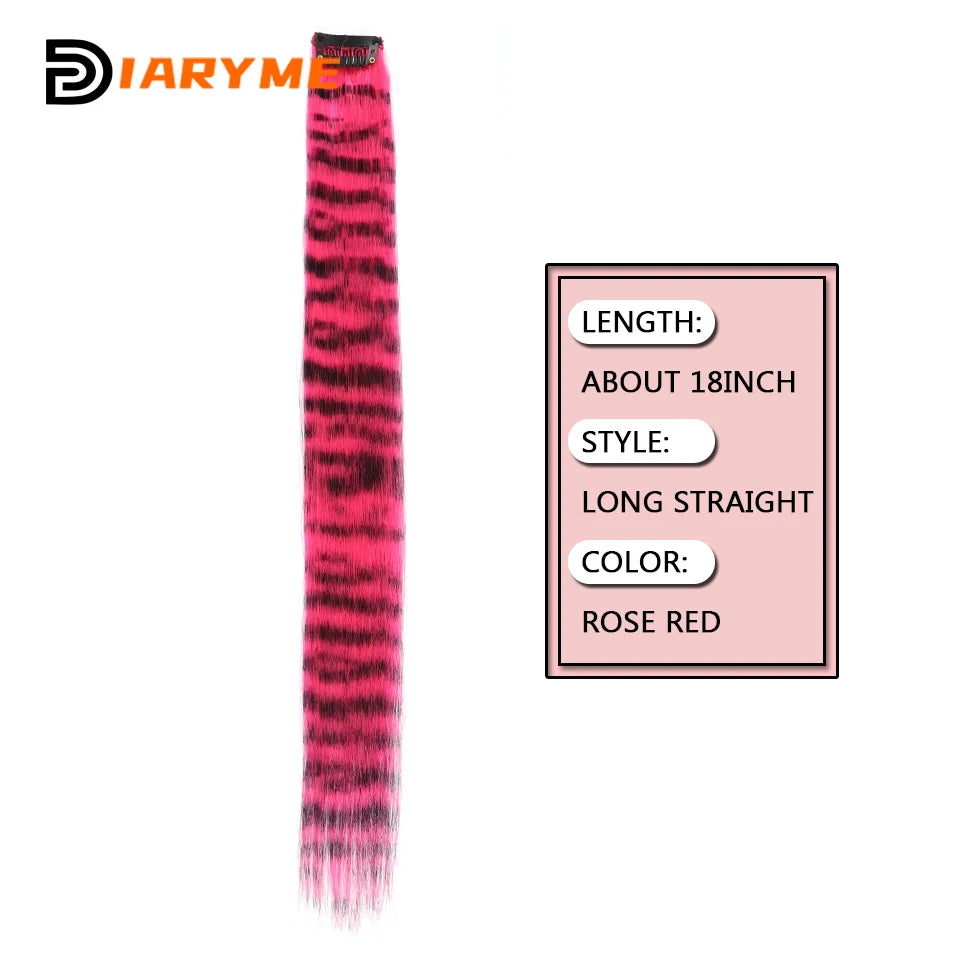 Synthetic One Card Hair Extension Wig Hair