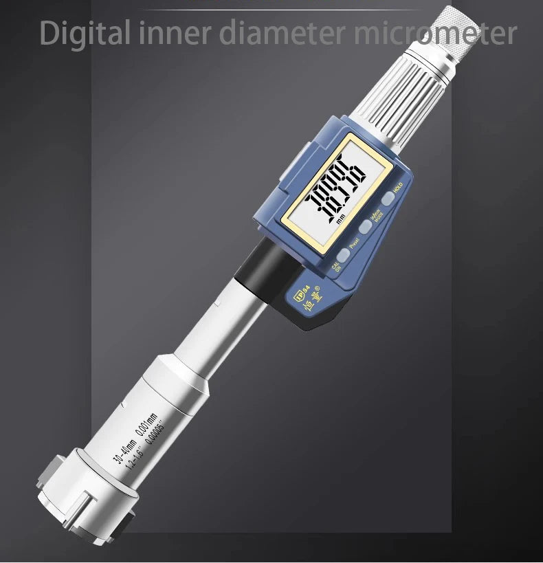 Digital Three-Claw/three-Point Inner Diameter Micrometer