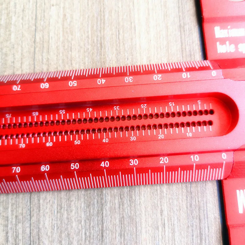Precision Marking T-Ruler Aluminum Alloy Woodworking