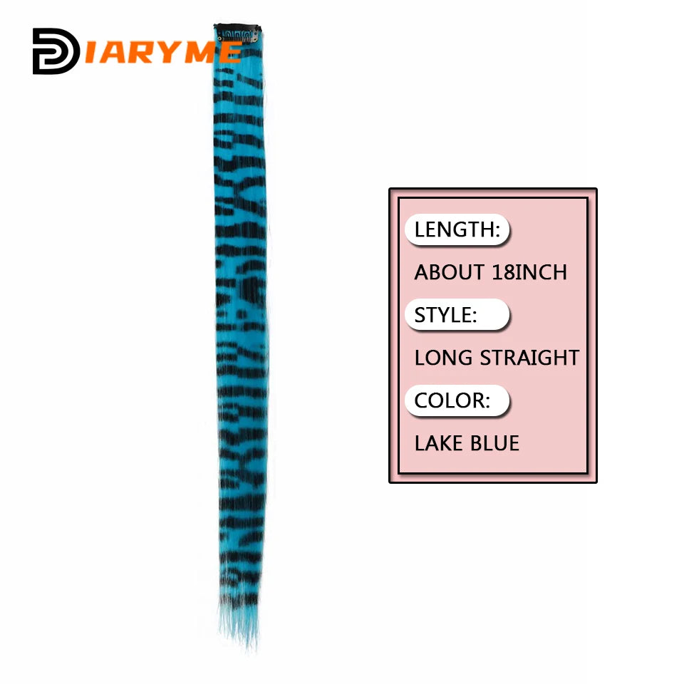 Synthetic One Card Hair Extension Wig Hair