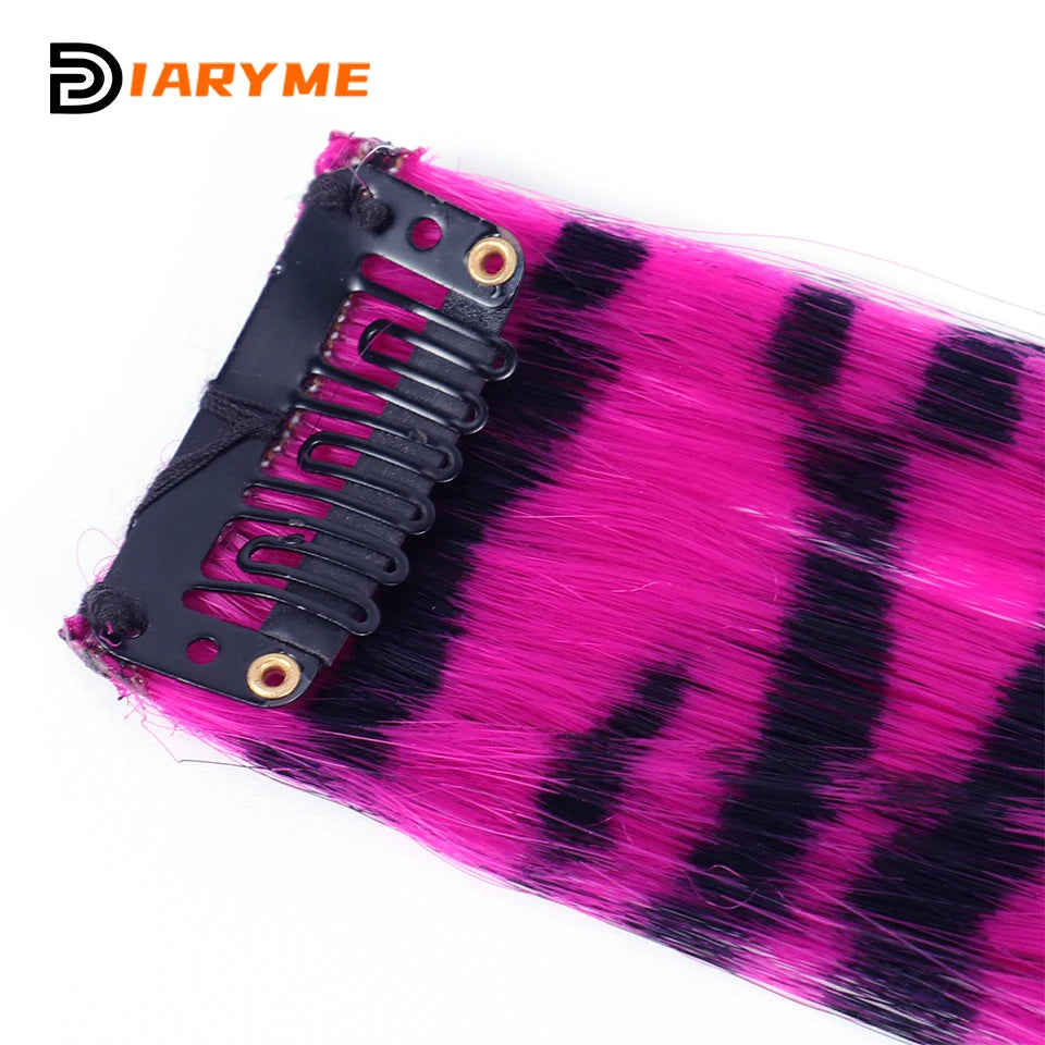 Synthetic One Card Hair Extension Wig Hair