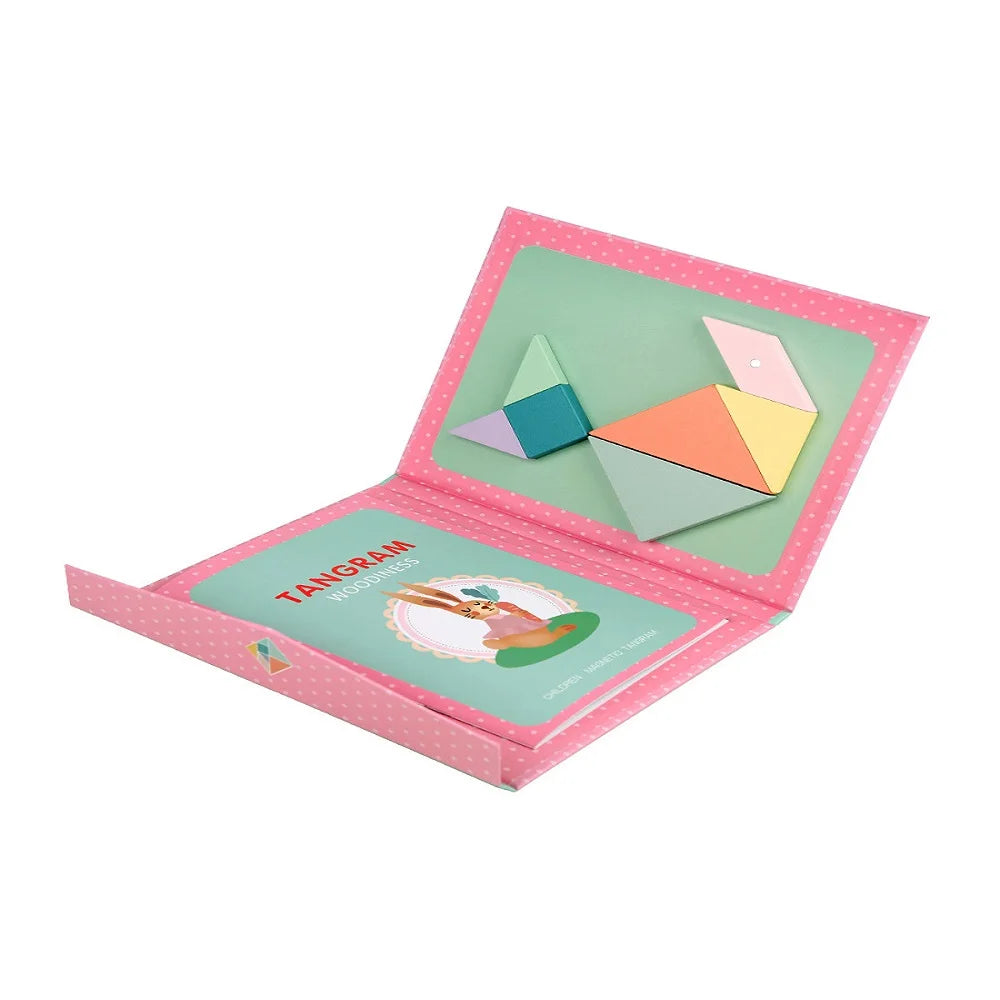 Children Magnetic Wooden Jigsaw Block Puzzle