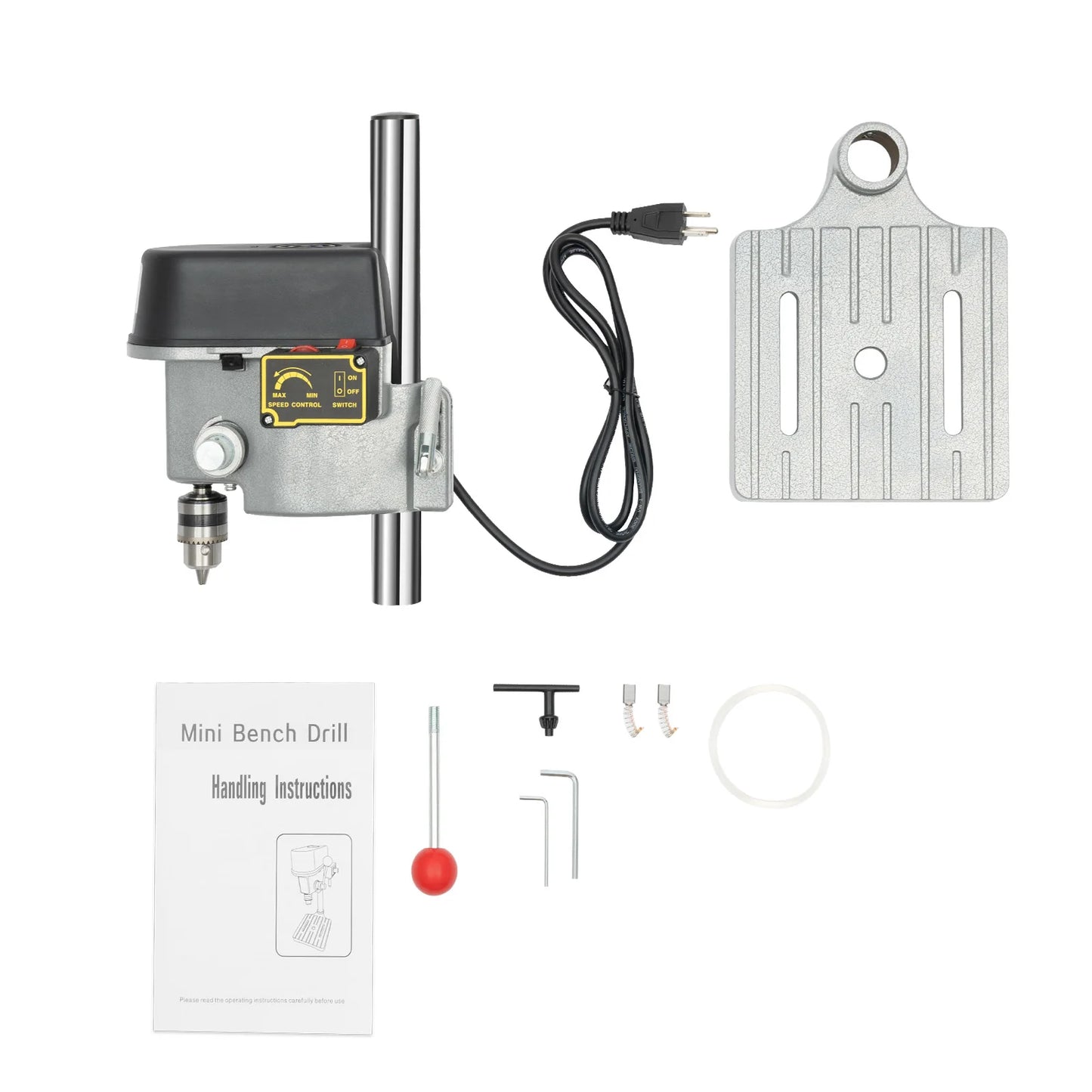 Mini Benchtop Drill Press 340W 110V Electric Wood Drilling Machine