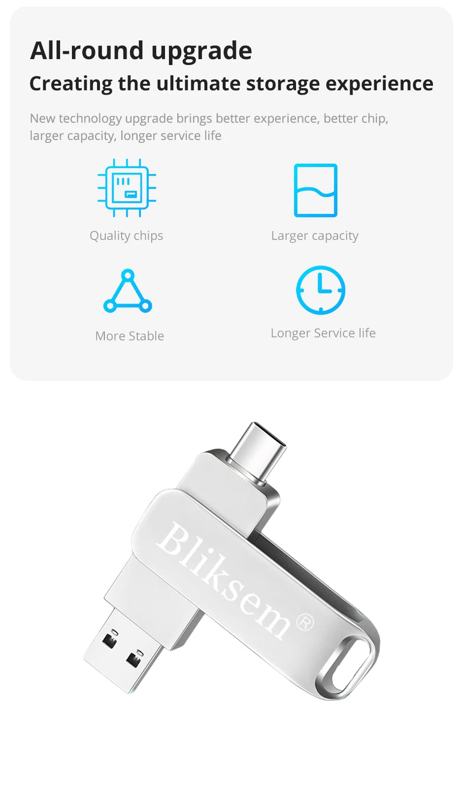 Bliksem TYPE-C Flash Drive OTG 32GB 64GB