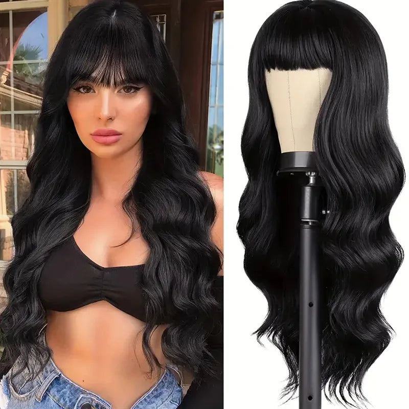New synthetic fiber wig female